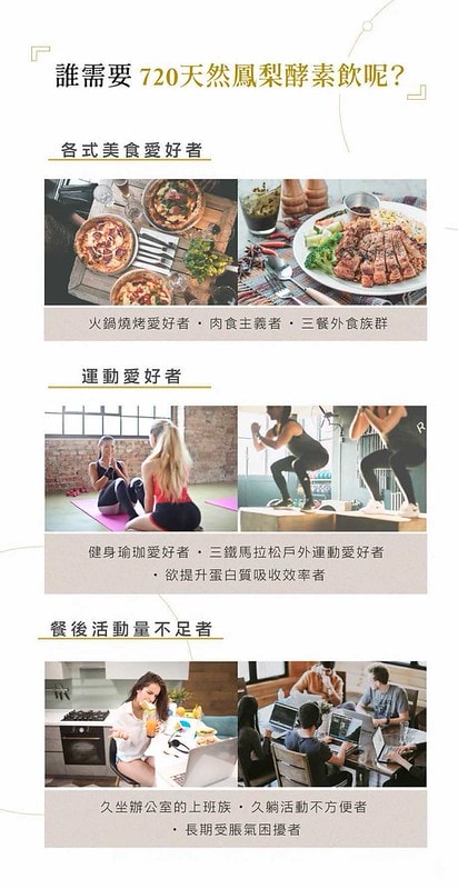 補貨團┃美食愛好者、肉食主義者、運動愛好者,大餐後、運動後就愛來包Zymoïde720鳳梨酵素飲 - 第9張圖 Zymoïde720鳳梨酵素飲