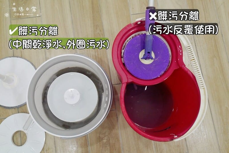 百潔_免沾手_拖布_髒污分離