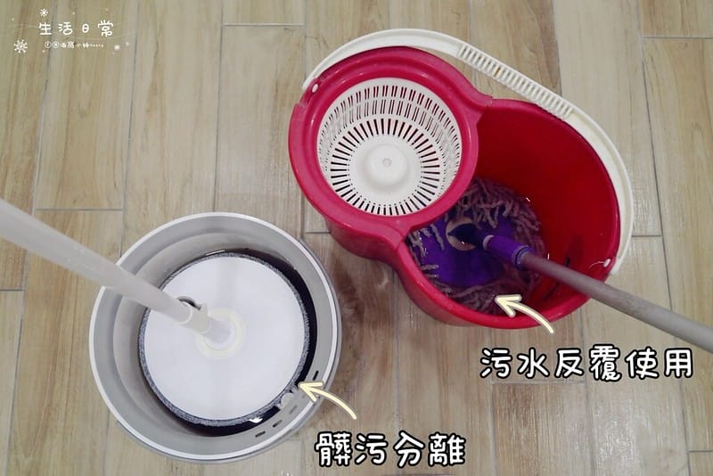 百潔_免沾手_拖布_髒污分離