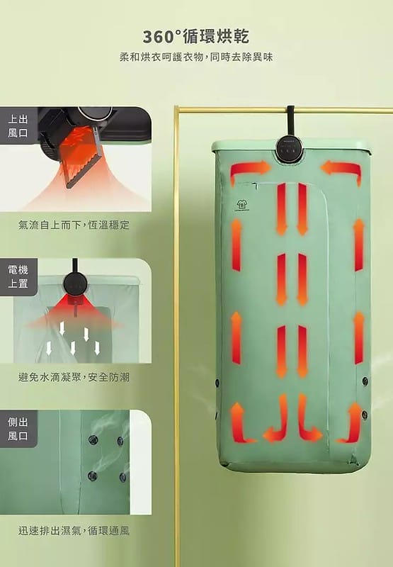 開箱日常｜NICONICO美型摺疊烘衣機