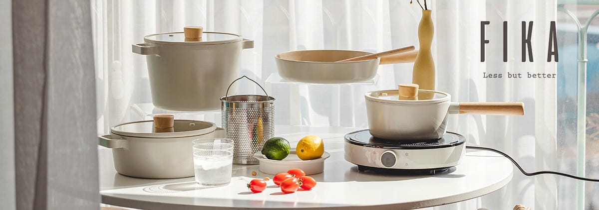 可拆式手把鍋具開箱｜NEOFLAM｜Midas Plus陶瓷塗層鍋具適合露營、小空間租屋族好收納不占空間(IH爐適用/不挑爐具/可直火)