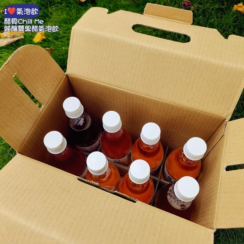 我愛吃醋！我愛氣泡飲，醋覓Chill Me 純釀雙果醋氣泡飲，讓我一次滿足吃醋＋氣泡飲，好方便