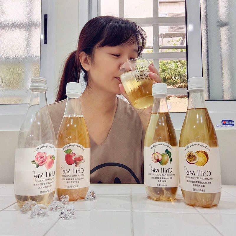 我愛吃醋！我愛氣泡飲，醋覓Chill Me 純釀雙果醋氣泡飲，讓我一次滿足吃醋＋氣泡飲，好方便