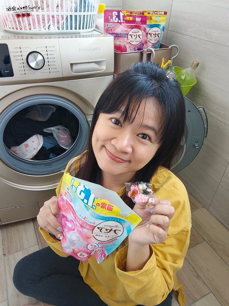 酒窩小姊Sunny開箱好物｜日本GR株式會社-晶球洗衣膠囊