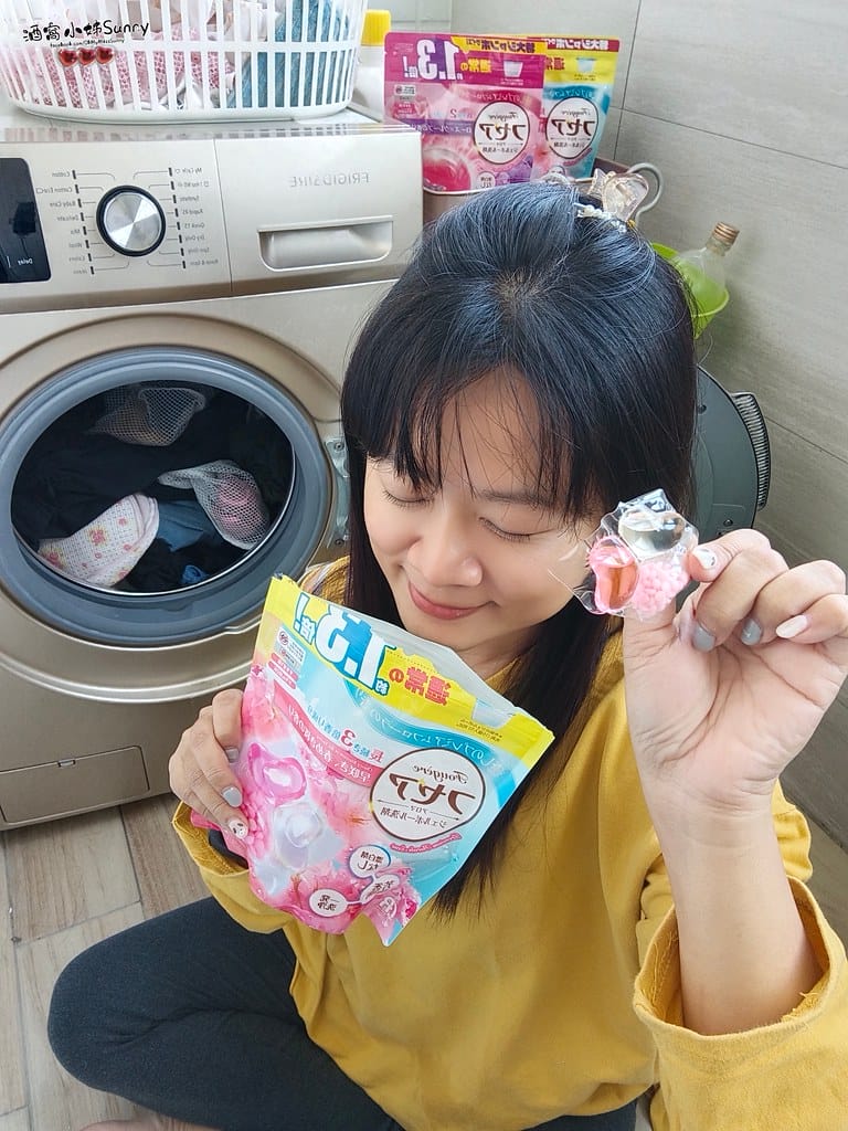 酒窩小姊Sunny開箱好物｜日本GR株式會社-晶球洗衣膠囊