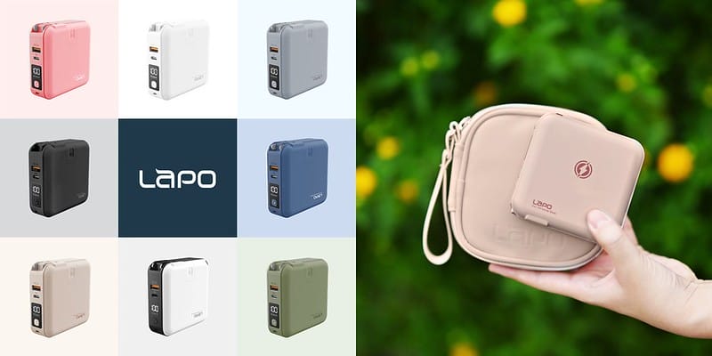 行動電源,誰更好用? MOZTECH® 萬能充Pro 多功能五合一行動電源 vs LaPO 多功能無線充行動電源(WT-03CM) 超級比一比