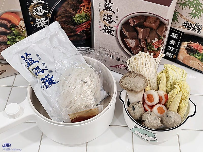 宅配美食｜團購必買－藍海饌diamond of sea，跟現煮的一樣好吃-常溫牛肉麵，麻辣鴨血，清燉排骨