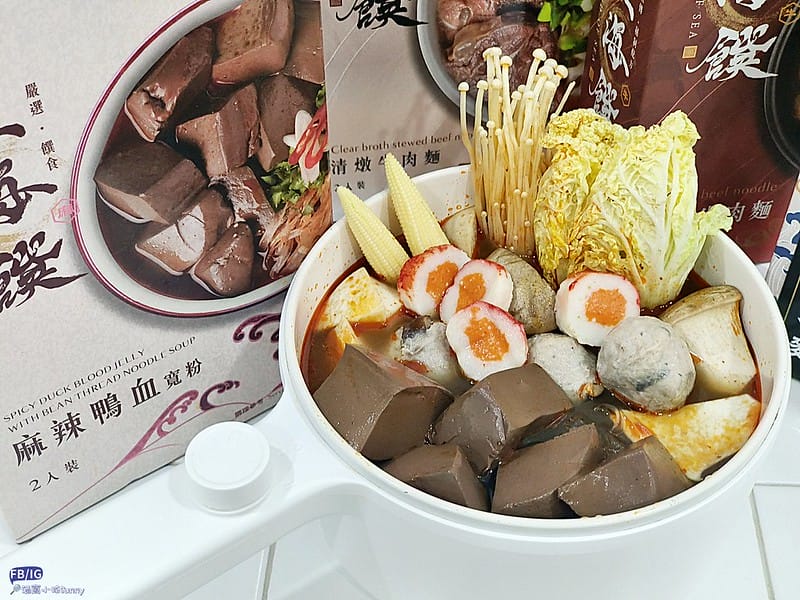 宅配美食｜團購必買－藍海饌diamond of sea，跟現煮的一樣好吃-常溫牛肉麵，麻辣鴨血，清燉排骨