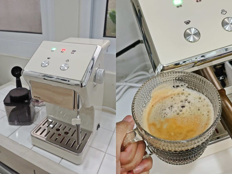開箱&團購｜最適合新手的第一台咖啡機- KINYO半自動義式奶泡咖啡機(CMH-7930)只要26XX元