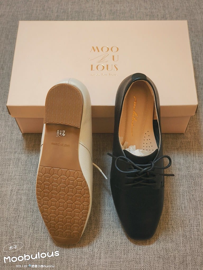 【moobulous木子】台灣手工真皮氣墊平底鞋