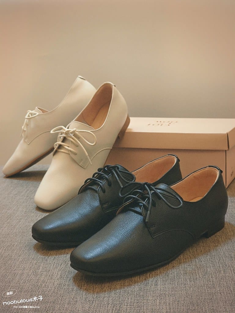 【moobulous木子】台灣手工真皮氣墊平底鞋