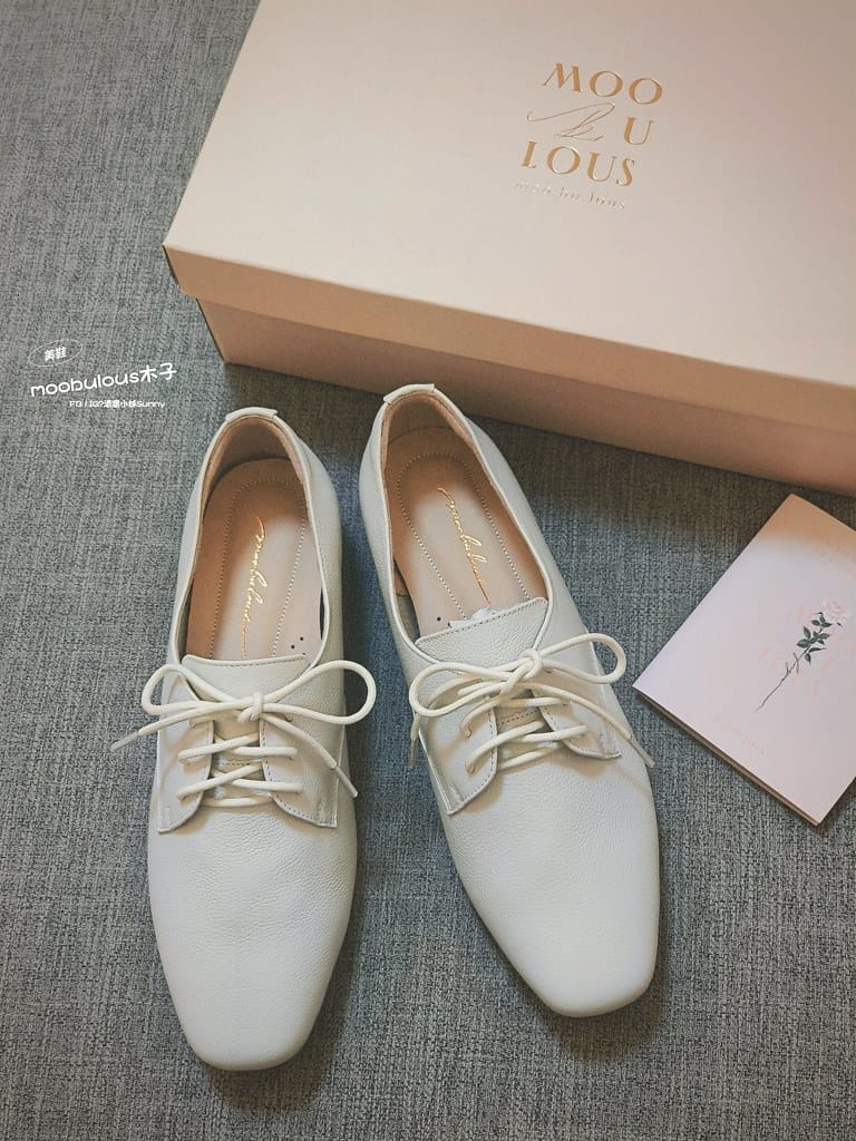 【moobulous木子】台灣手工真皮氣墊平底鞋