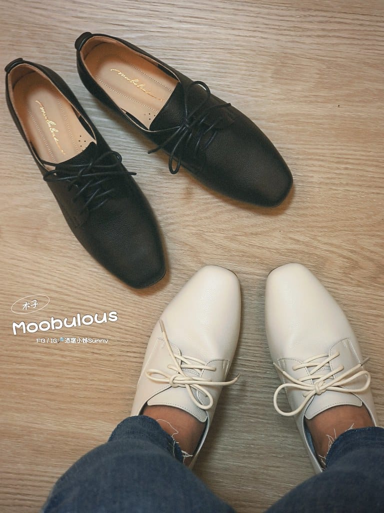 【moobulous木子】台灣手工真皮氣墊平底鞋