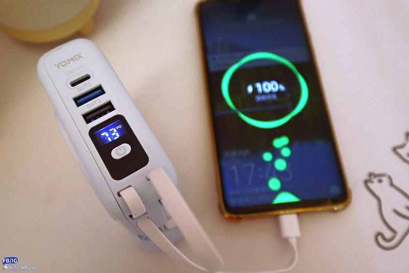 開箱｜YOMIX優迷.八合一自帶線22W三孔快充10000mAh可拆插頭行動電源/【FAMMIX】3孔4插4埠USB Wi-Fi智能延長線/【YOMIX 優迷】PD 60W Type-C 1.5M六合一編織極速傳輸充電線/【YOMIX 優迷】PD 60W Type-C 1.5M六合一編織極速傳輸充電線