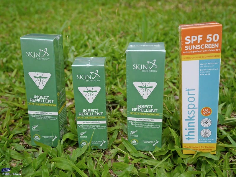 【紐西蘭Skin Technology 】瑞斌長效防蚊系列，派卡瑞丁_世衛歐盟推薦防蚊成分，幼童及孕婦皆可使用 &【thinkbaby】新寶貝純物理防曬霜