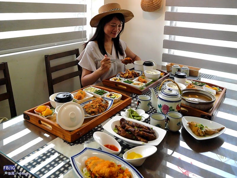 竹崎美食｜藏在新福農場裡的幸福餐廳，新福滴雞精，親子同遊戲沙、家庭聚餐、吃飯約會的好地方