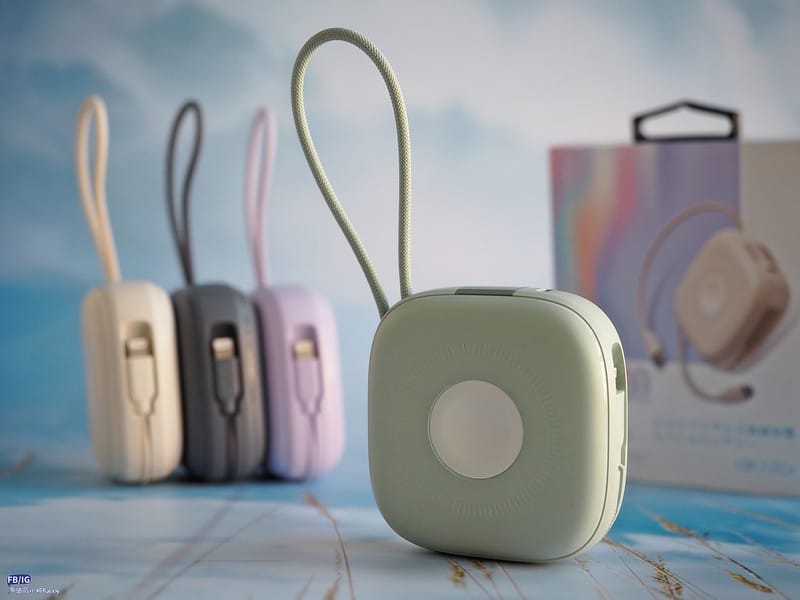 開箱｜aircolor 雲朵系六合一 磁吸無線快充行動電源