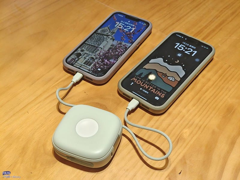 開箱｜aircolor 雲朵系六合一 磁吸無線快充行動電源