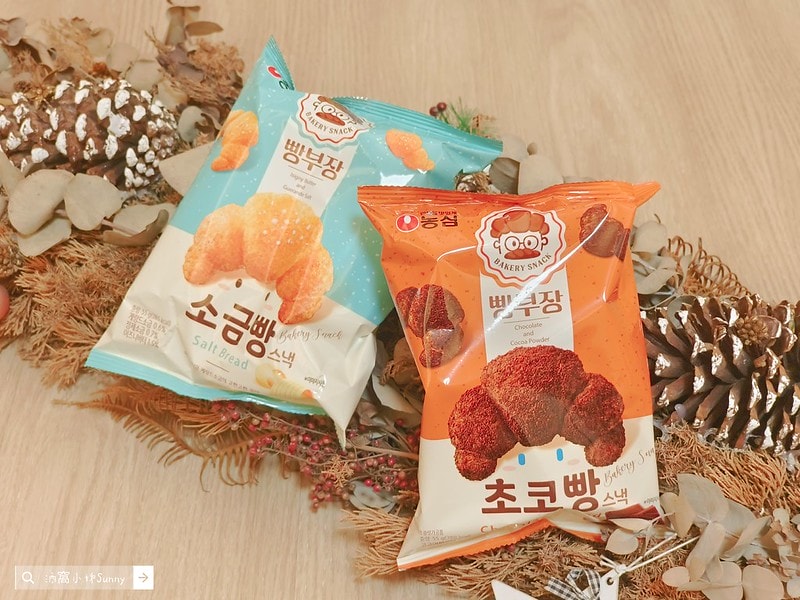 韓國零食/韓國餅乾/韓國牛角麵包餅乾/韓國牛角麵包造型餅乾/韓國可頌造型餅乾