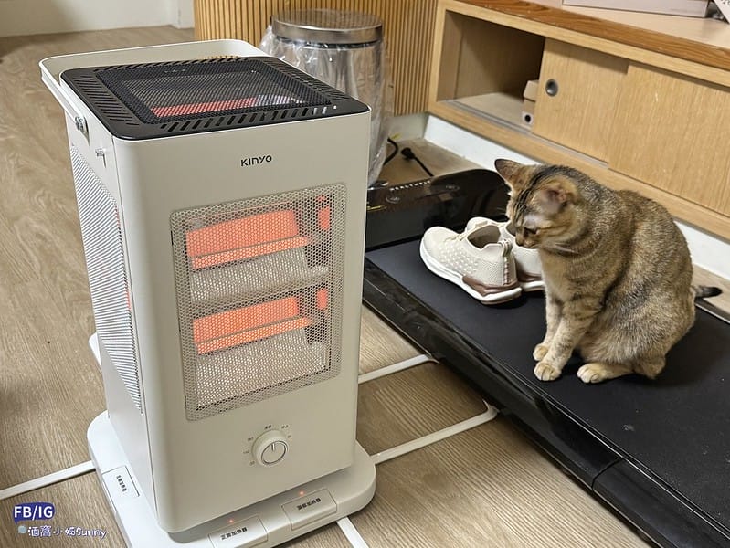 【KINYO】1500W直立式電暖器/電暖爐/石英速暖/五面發熱/安靜