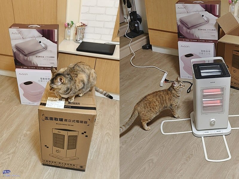 【KINYO】1500W直立式電暖器/電暖爐/石英速暖/五面發熱/安靜