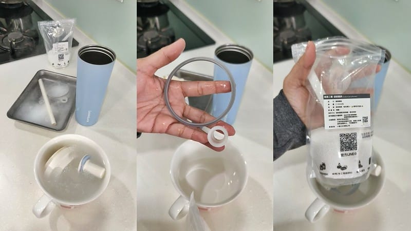 樂扣樂扣｜SUSU不鏽鋼吸管杯(750ml)+嚼對FUN飲吸管杯(750ml)+Tritan大容量背帶水壺2L