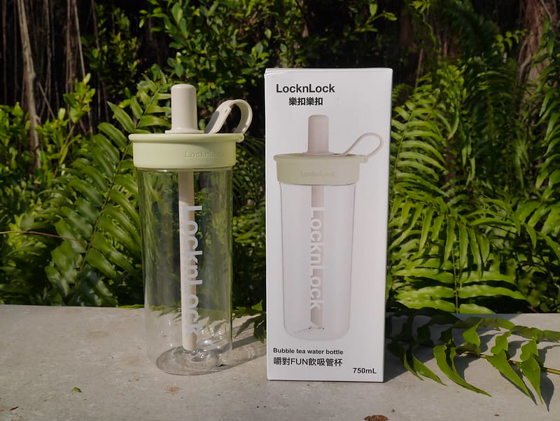 樂扣樂扣｜SUSU不鏽鋼吸管杯(750ml)+嚼對FUN飲吸管杯(750ml)+Tritan大容量背帶水壺2L