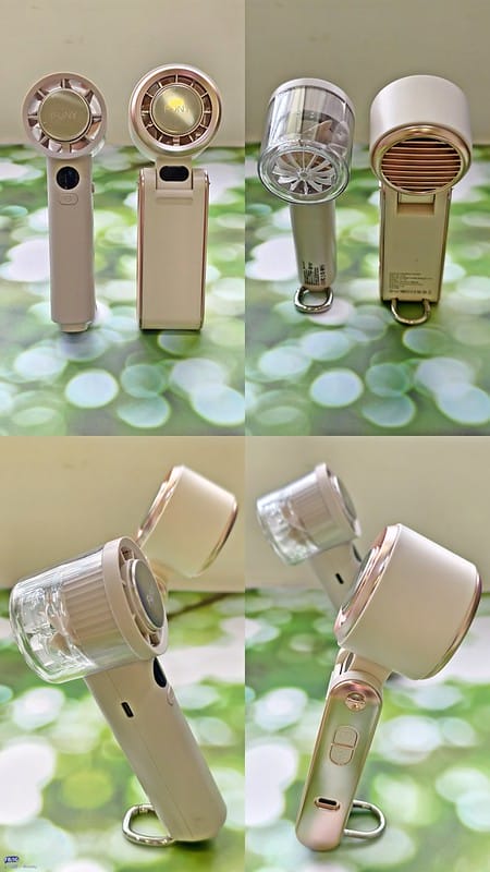 2025隨身風扇推薦｜開箱【FUNY】冰晶渦輪手持風扇＆冰鎮渦輪多功能風扇