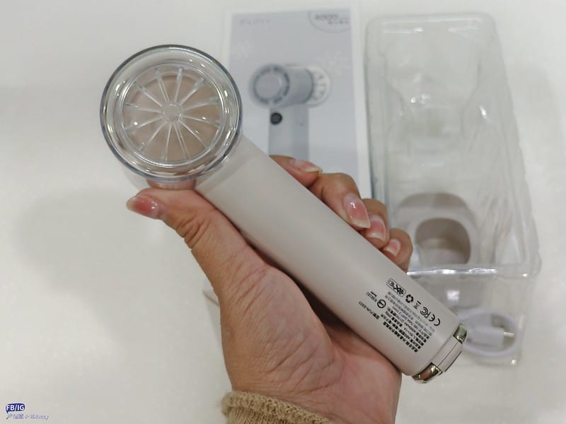 2025隨身風扇推薦｜開箱【FUNY】冰晶渦輪手持風扇＆冰鎮渦輪多功能風扇