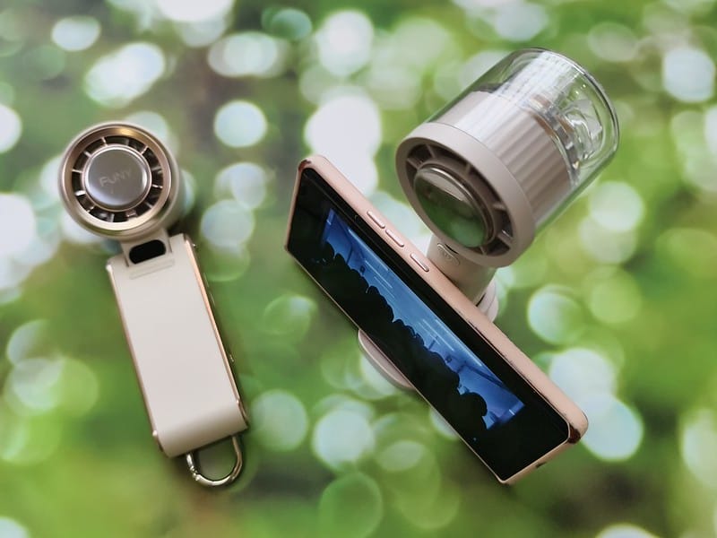 2025隨身風扇推薦｜開箱【FUNY】冰晶渦輪手持風扇＆冰鎮渦輪多功能風扇