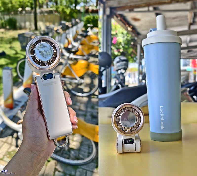 2025隨身風扇推薦｜開箱【FUNY】冰晶渦輪手持風扇＆冰鎮渦輪多功能風扇