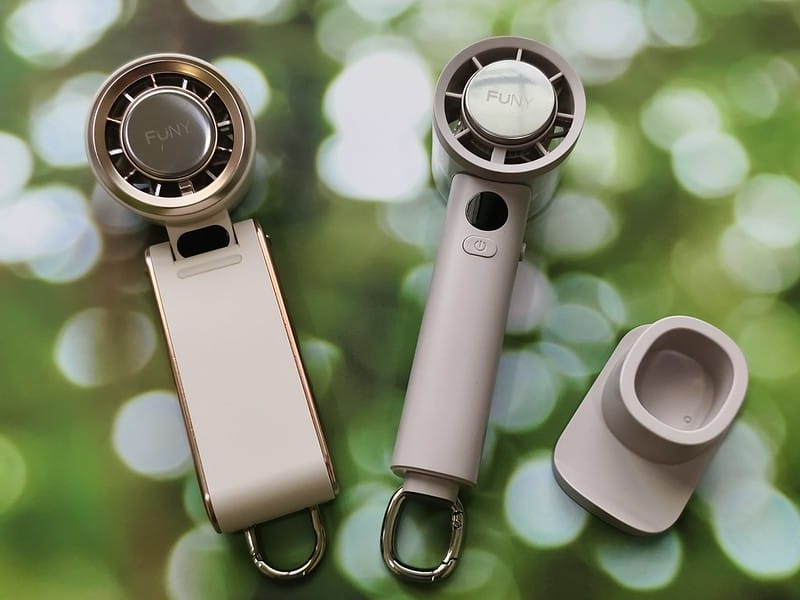 2025隨身風扇推薦｜開箱【FUNY】冰晶渦輪手持風扇＆冰鎮渦輪多功能風扇