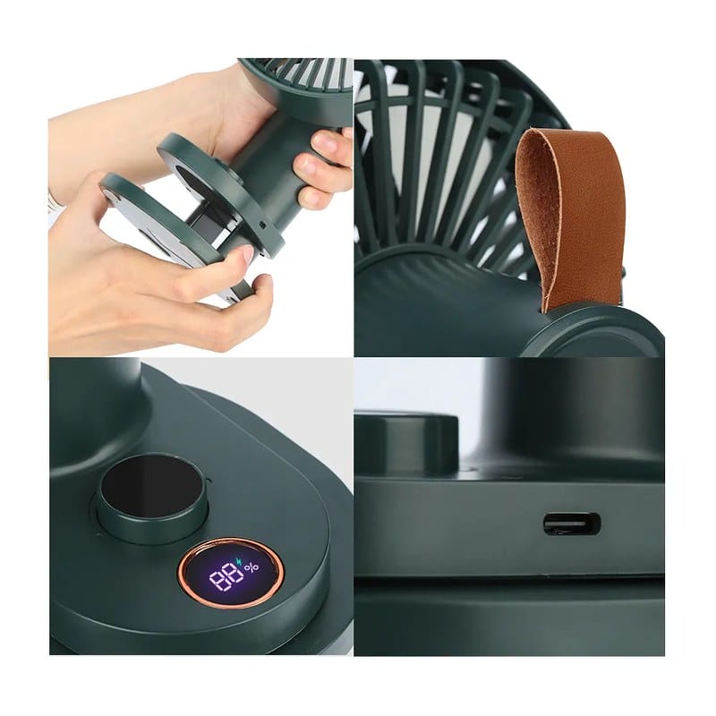 開箱ᵀⁱᵐᵉ【FUNY】桌上型循環扇+手持風扇