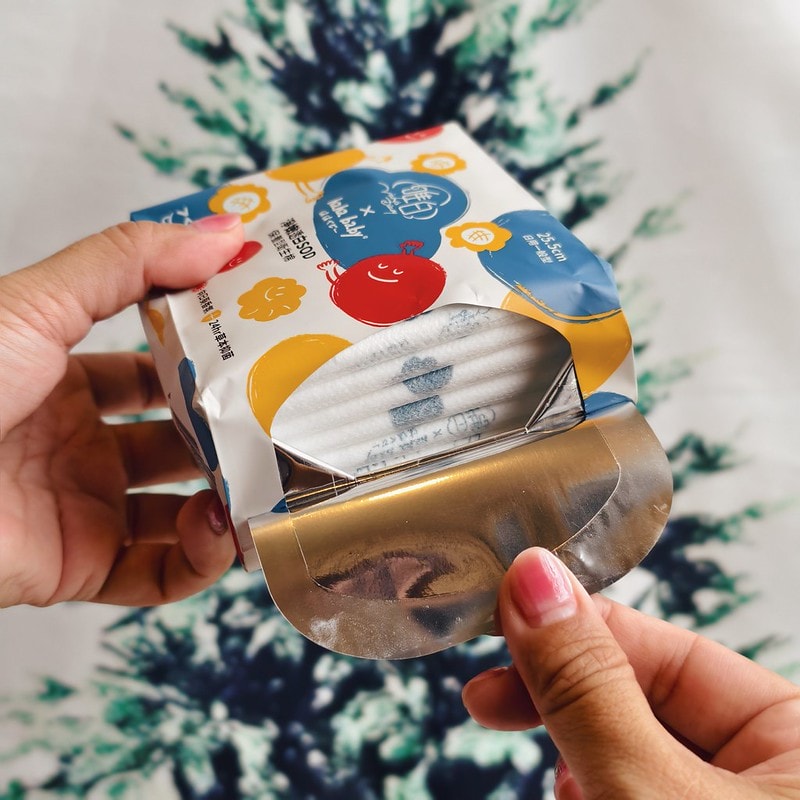 唯白保養型衛生棉(涼感)