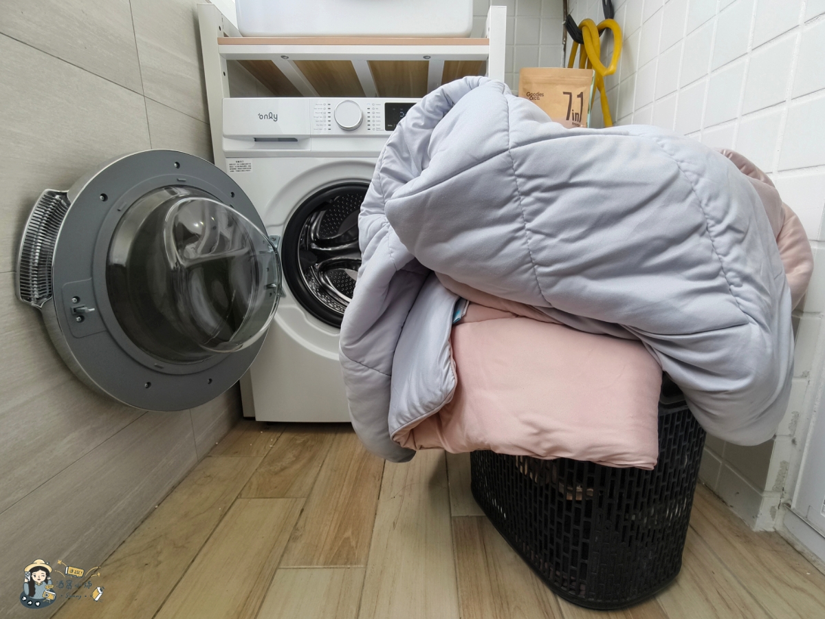 金魚腦救星！不用量洗衣精，早上洗晚上收也不臭不皺｜only 小祈禱 12.5KG 自投洗劑洗脫烘滾筒洗衣機使用分享