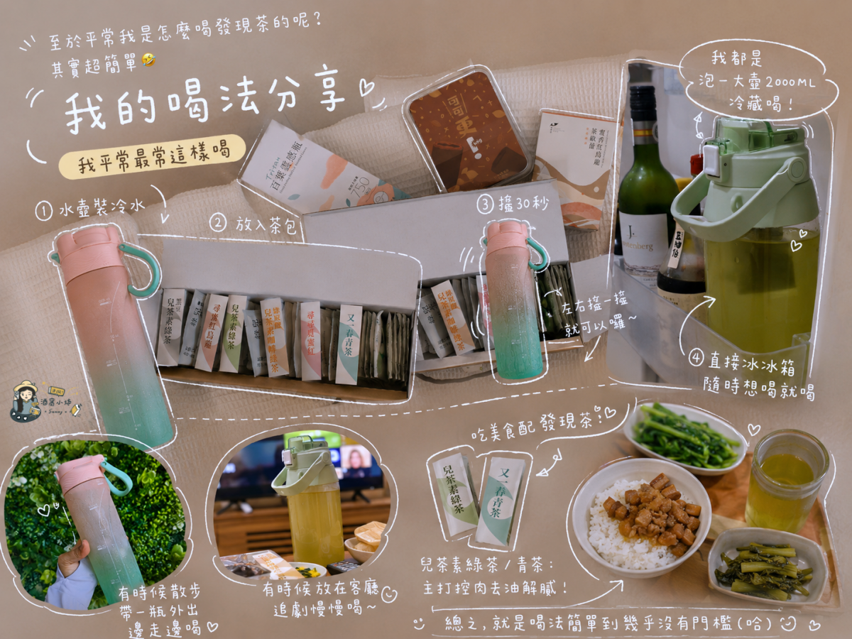 發現茶開箱｜冷水搖30秒就能喝！懶人如我也能天天喝茶
